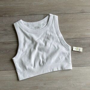 American Eagle OFFLINE BY AERIE SEAMLESS HIGH NECK SPORTS BRA women's size L